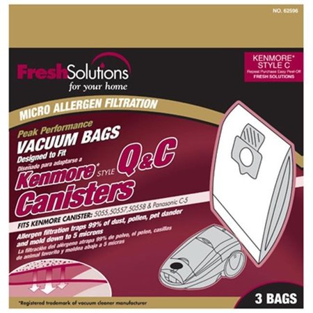 ELCO LABORATORIES Elco Laboratories 70378 Kenmore C Canister Vacuum Bag; 3 Pack 167319